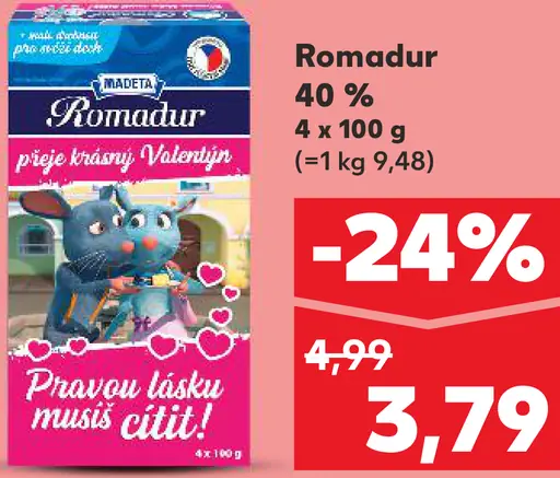 Romadur syr 40 %