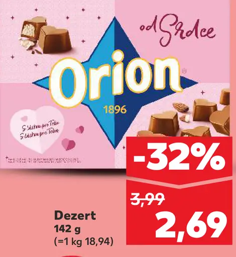 Orion Od srdce dezert