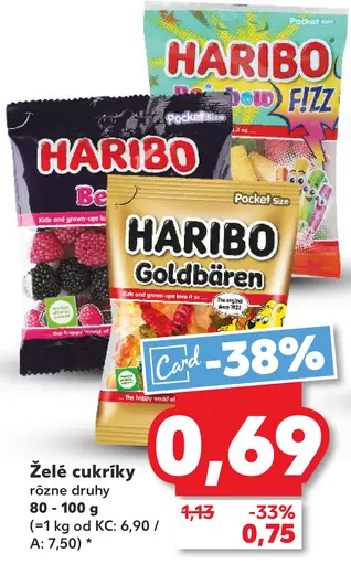 Haribo cukríky