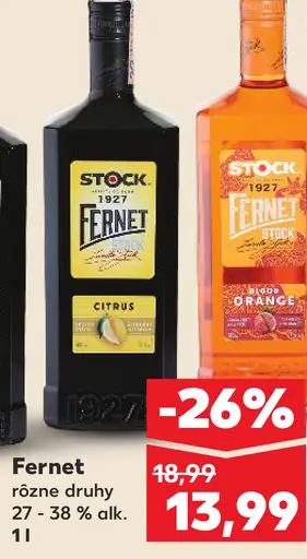 Stock 1927 Fernet citrus