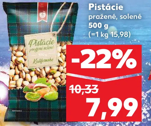 Pistácie pražené solené