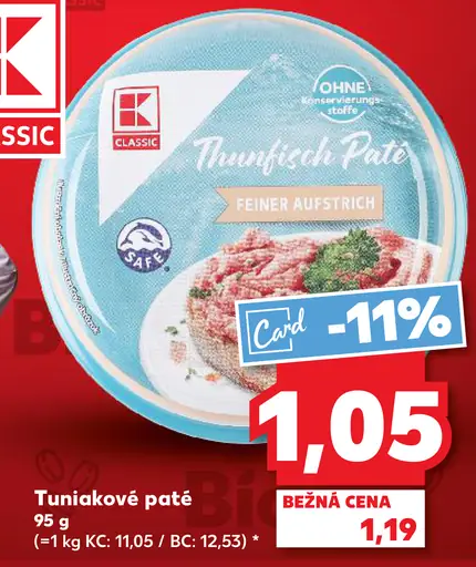 K-Classic tuniakové paté jemná nátierka