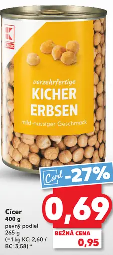 K-Classic Cícer v náleve