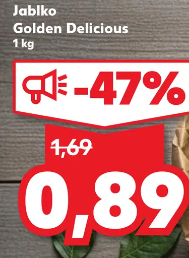 Jablko Golden Delicious