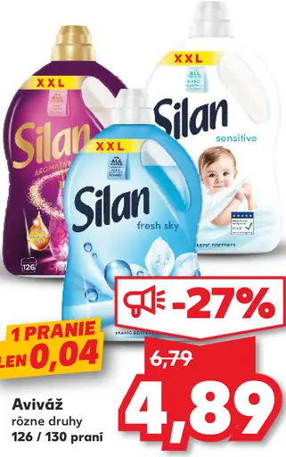 Silan aviváž rôzne druhy