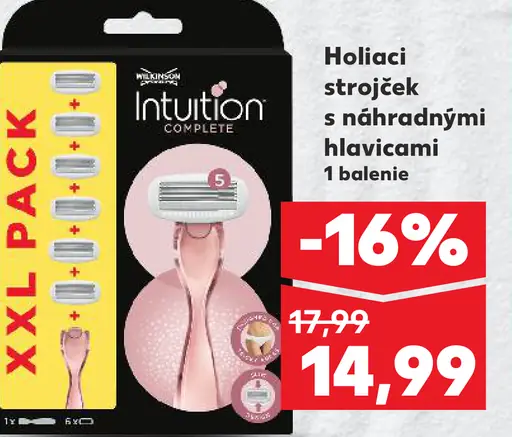 Wilkinson Intuition holiaci strojček s náhradnými hlavicami XXL pack