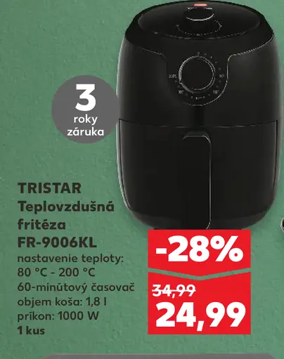 Tristar teplovzdušná fritéza FR-9006KL