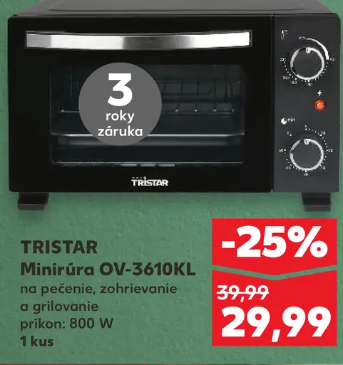 Tristar minirúra OV-3610KL