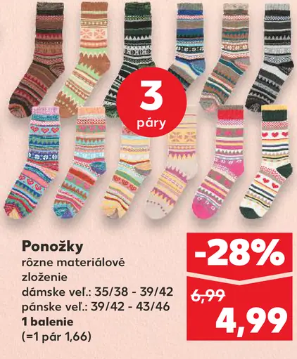 Dámske a pánske veselé ponožky