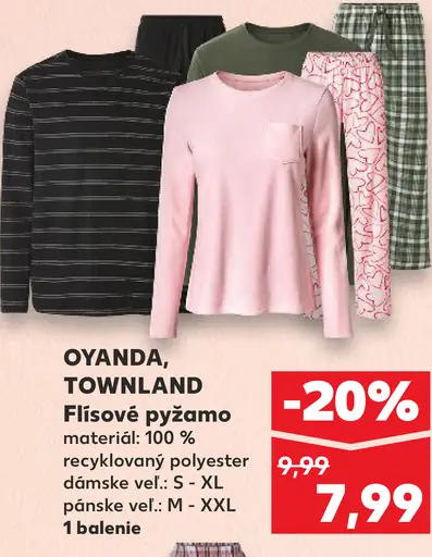 Oyanda, Townland Flísové pyžamo