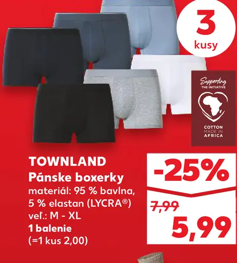 Townland Pánske boxerky