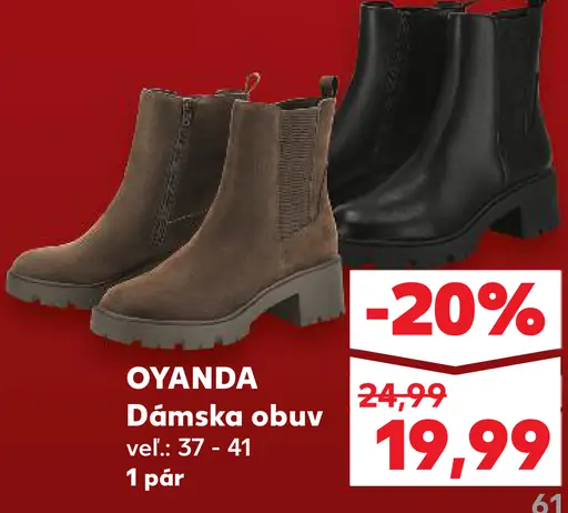 OYANDA Dámska obuv