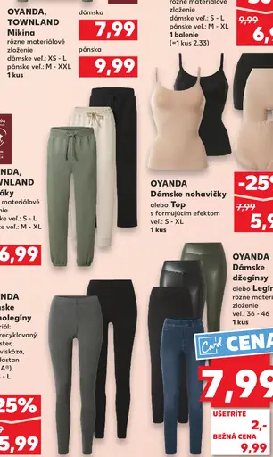 Oyanda, Townland tepláky dámske alebo pánske