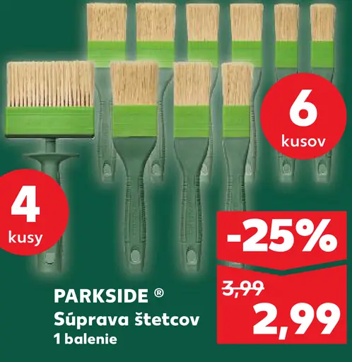 PARKSIDE Súprava štetcov