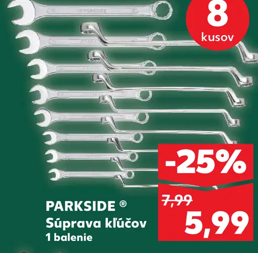 Parkside Súprava kľúčov
