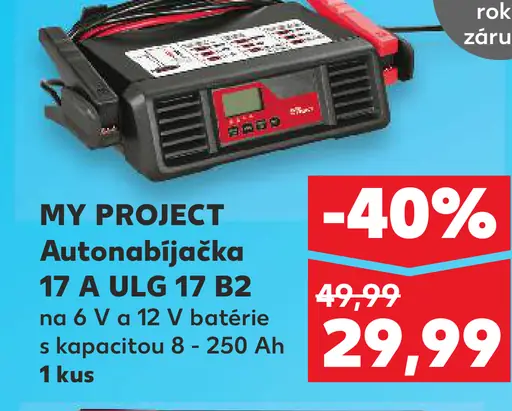 My Project Autobatériová nabíjačka 17 A ULG 17 B2