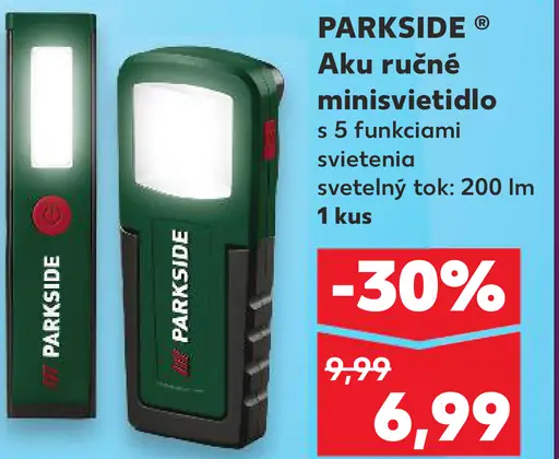 Parkside aku ručné minisvietidlo
