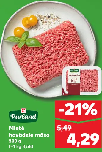 Mleté hovädzie mäso