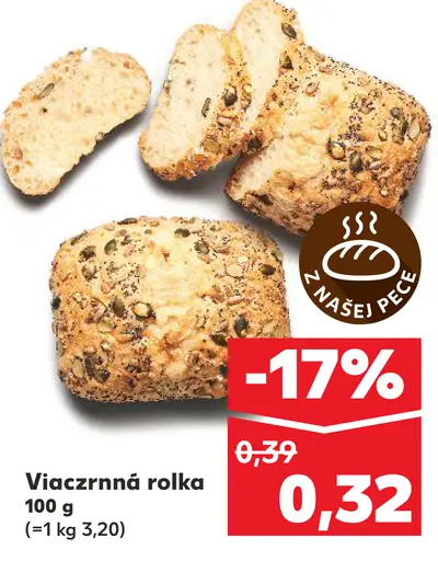 Viaczrnná rolka pšenično-ražná