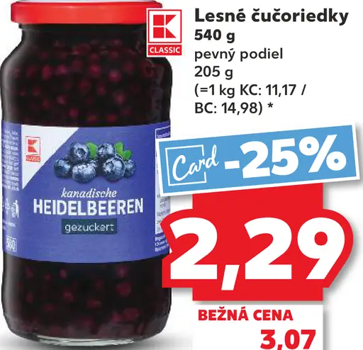 K Classic Lesné čučoriedky v náleve