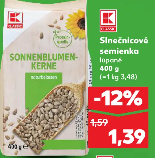 K-Classic Slnečnicové semienka