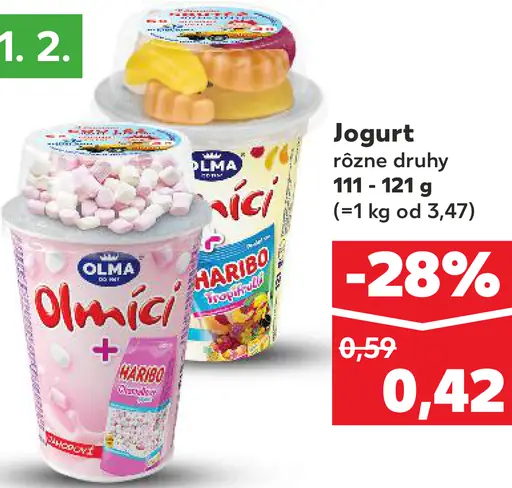 Olma Olmíci jogurtový dezert s Haribo