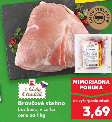 Bravčové stehno bez kosti