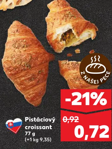 Pistáciový croissant