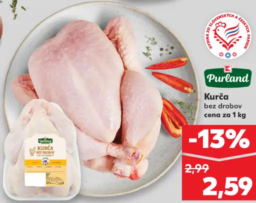 Purland Kurča bez drobov