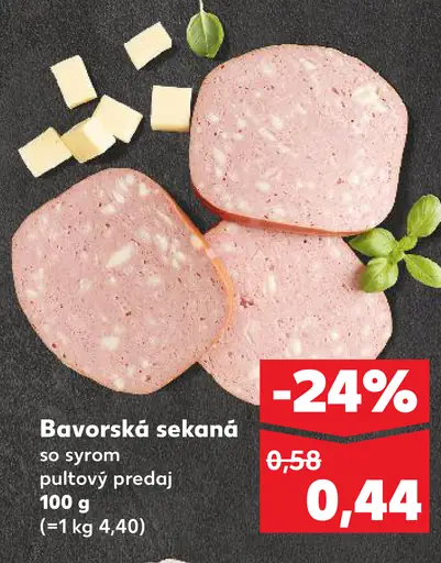 Bavorská sekaná so syrom