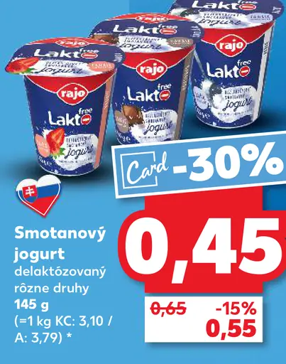 Rajo Smotanový jogurt delaktózovaný