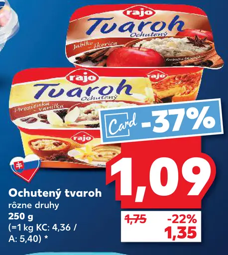 Rajo tvaroh ochutený