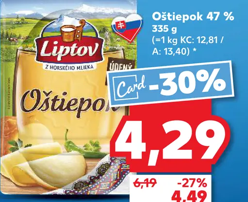 Liptov Oštiepok 47 % syr