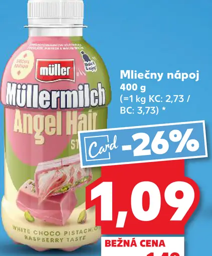 Mliečny nápoj Müllermilch Angel Hair