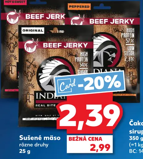Beef Jerky sušené mäso