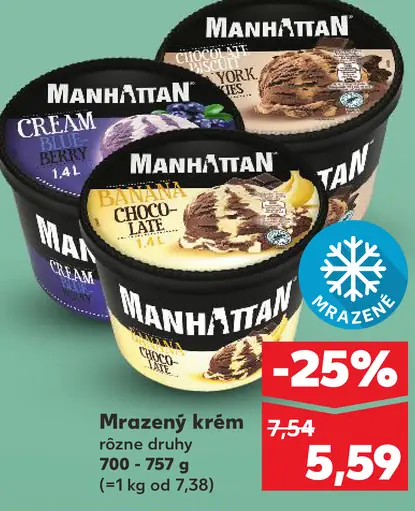 Manhattan Mrazený krém