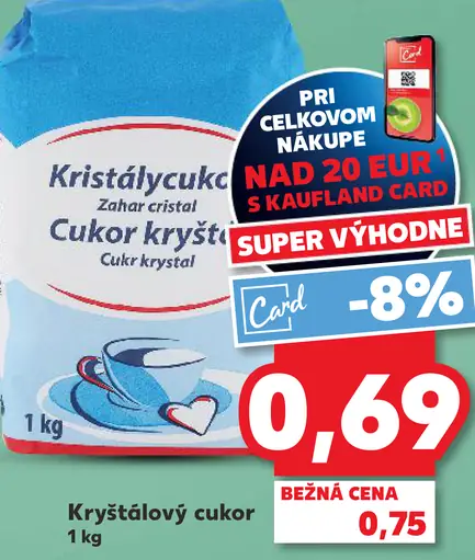 K-Classic kryštálový cukor