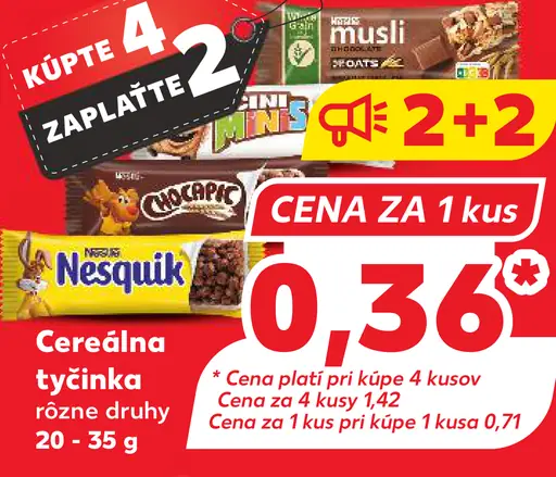 Nesquik cereálna tyčinka