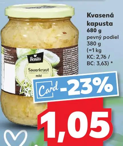 Podravka kvasená kapusta