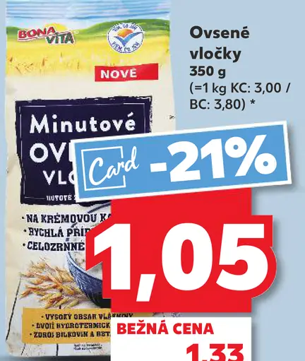 Bonita Minútové ovsené vločky