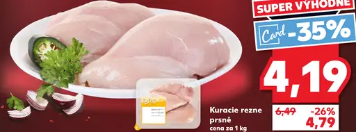 Kuracie prsia rezne chladené