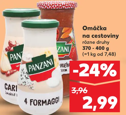Panzani Omáčka na cestoviny