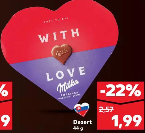 Milka with love dezert