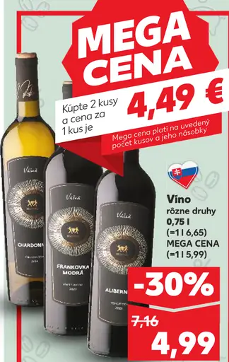 Vína červené víno rôzne druhy