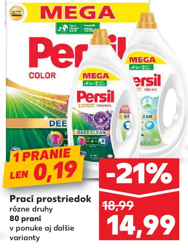 Persil prací prostriedok 80 praní Color / Deep Clean / Sensitive