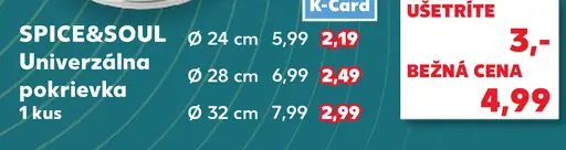 SPICE&SOUL Univerzálna pokrievka