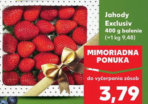 Jahody Exclusiv v darčekovom balení
