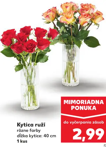 Kytica ruží rôzne farby