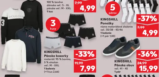 Kingshill pánska polokošeľa