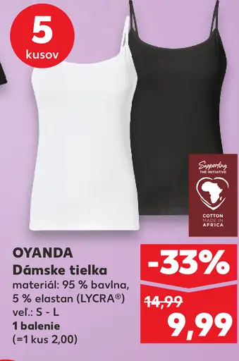 Oyanda Dámske tielka